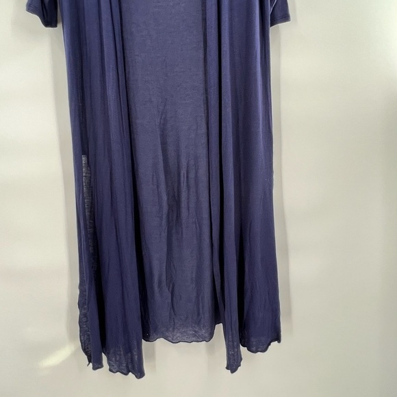 See You Monday LA blue duster cardigan size M - Picture 8 of 12